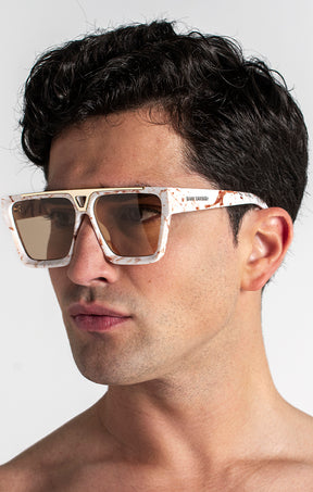Red Rise Marble Sunglasses
