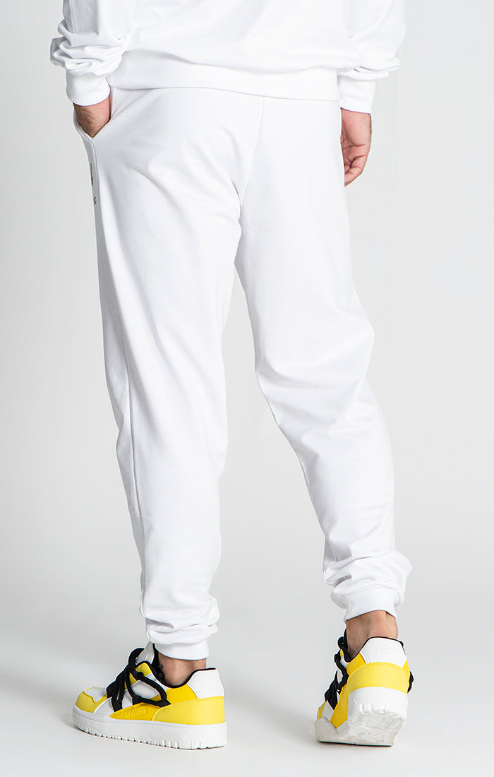 White Showstopper Joggers