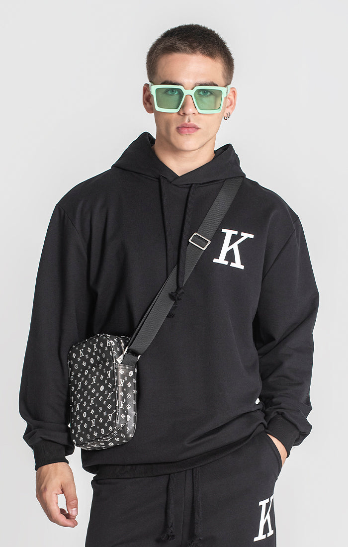 Black K Oversized Hoodie