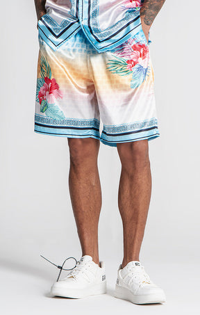 shorts / Blue Tropicana Shorts