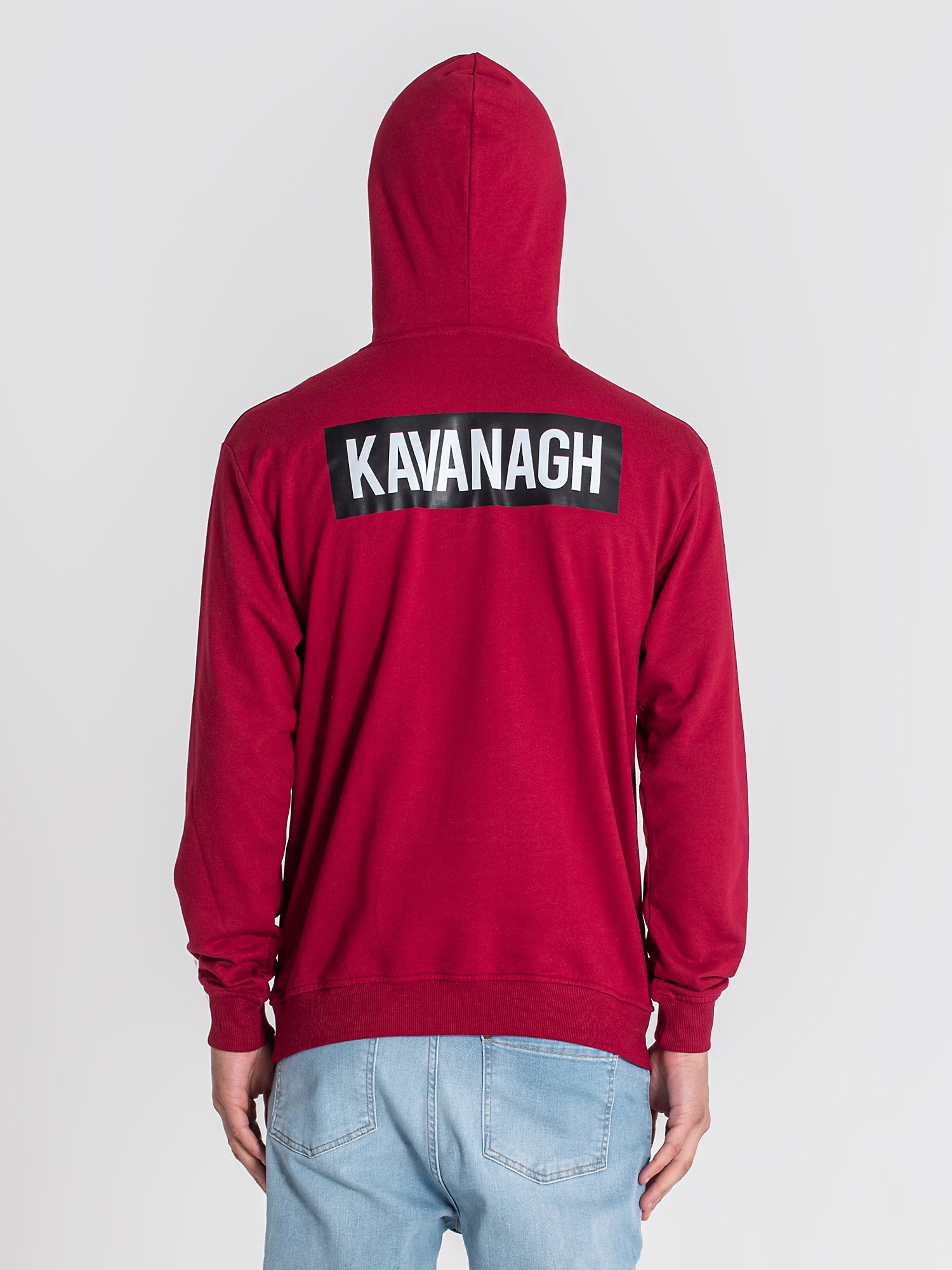 Burgundy Alert Hoodie