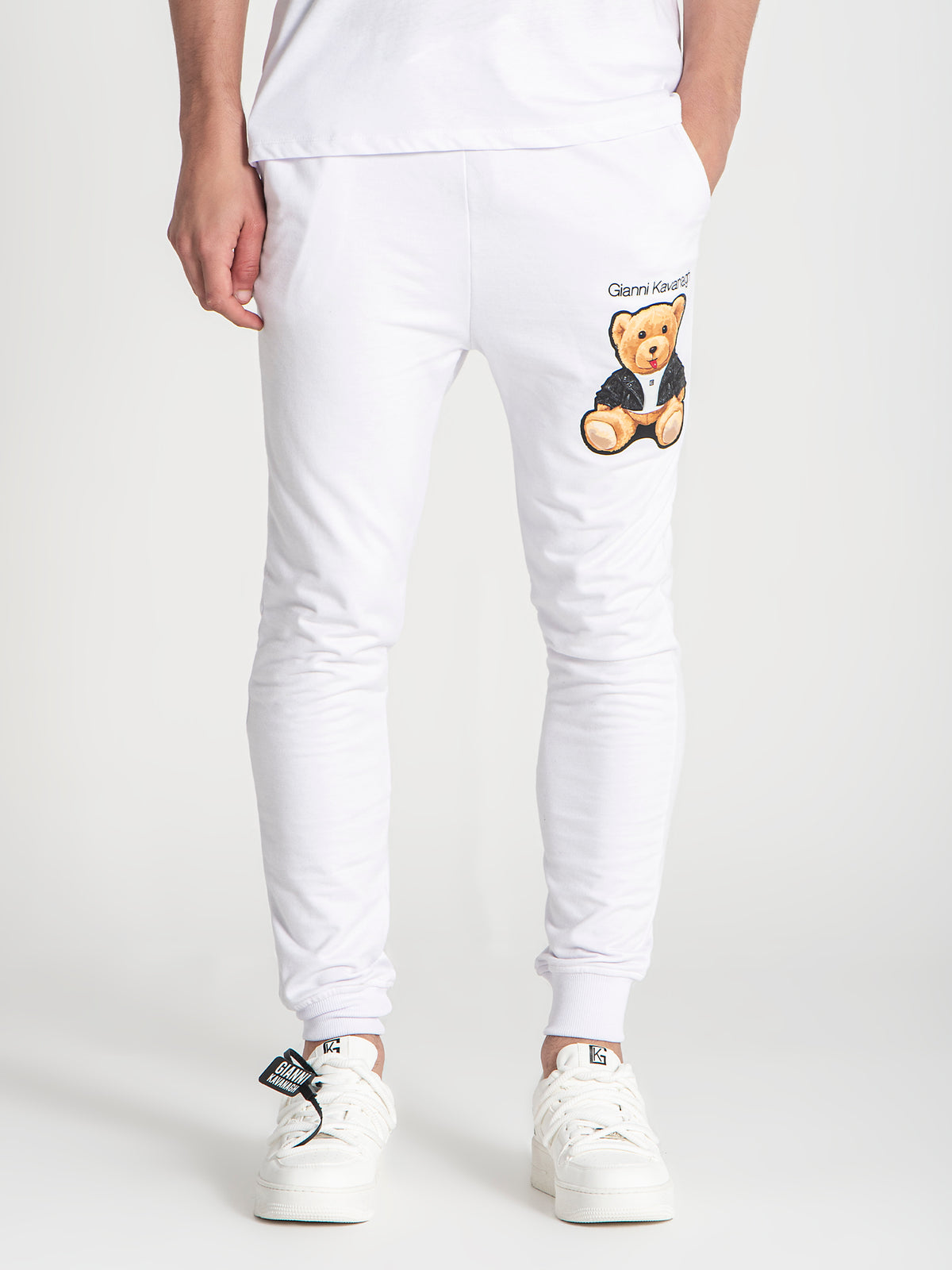 joggers / White GK Teddy Bear Joggers