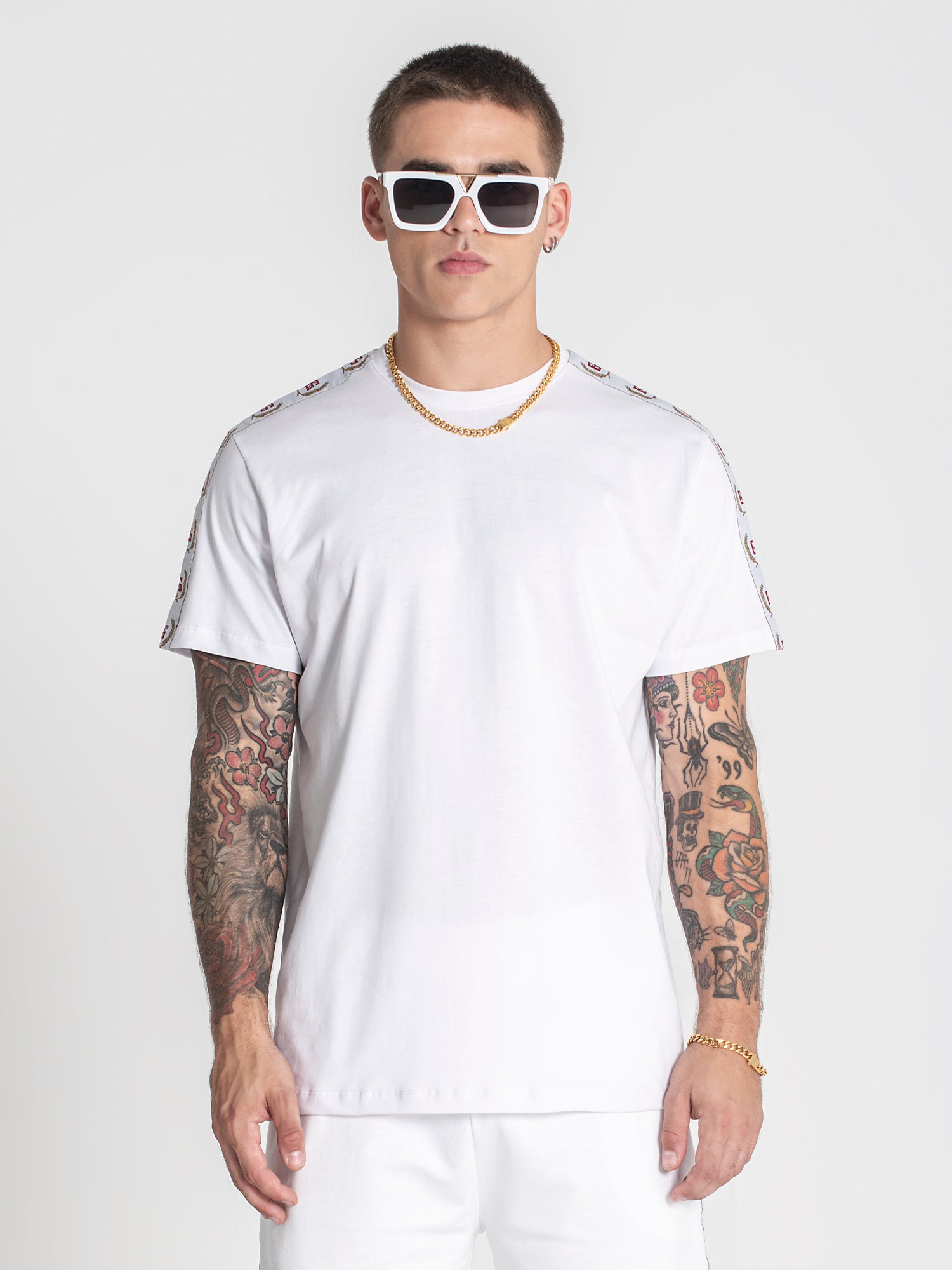 White Retro Tee