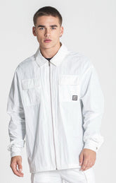 shirts / White Utilitary Overshirt