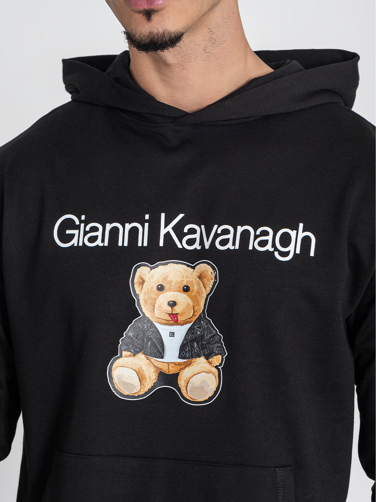 hoodies / Black GK Teddy Bear Hoodie