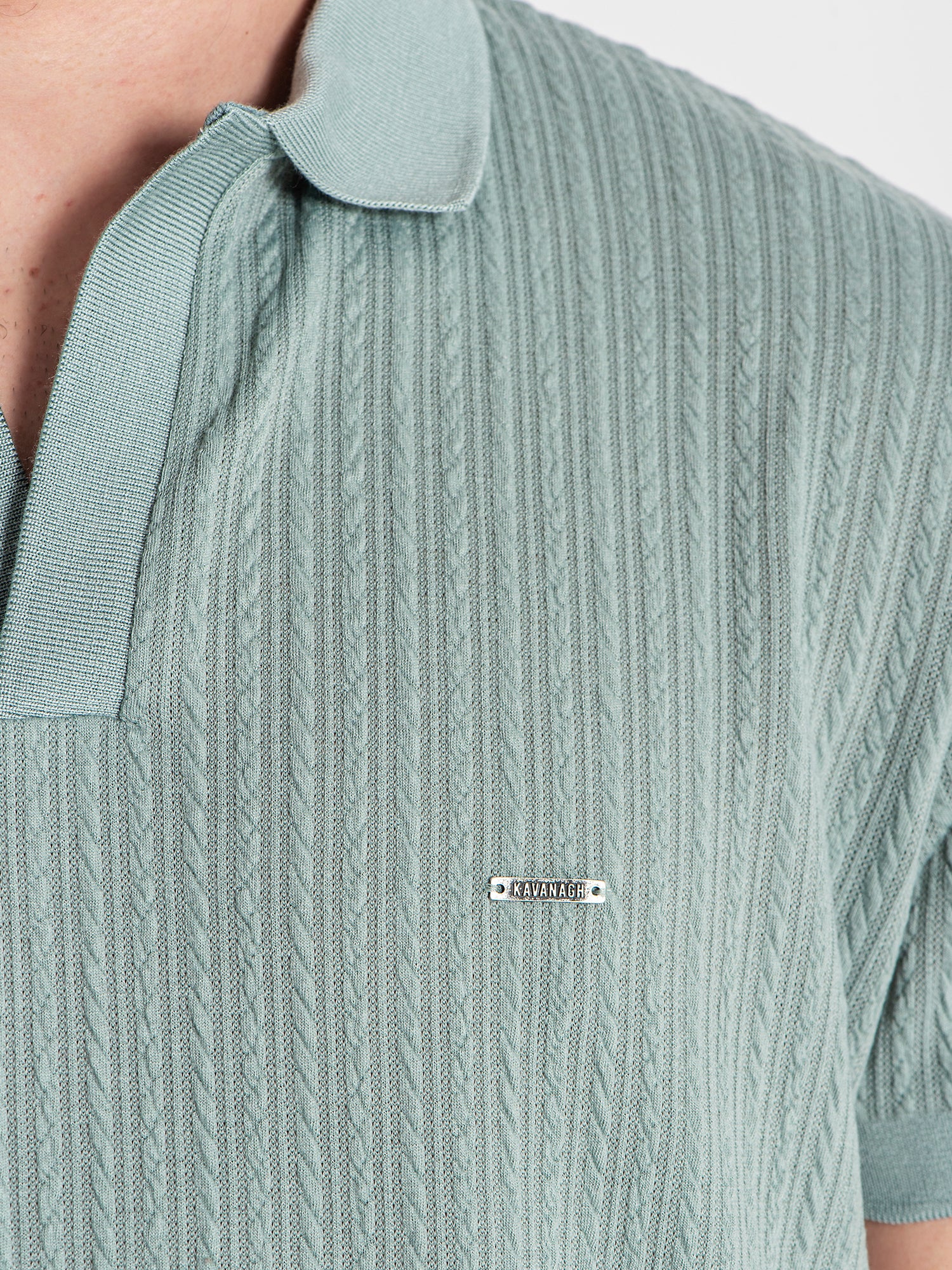 polos / Green Texture Polo