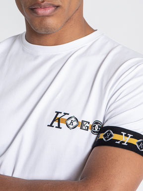 t-shirts / White Trail Elastic Tee
