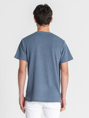 t-shirts / Blue Texture Tee