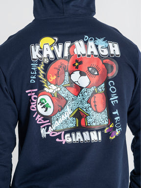 hoodies / Dark Blue Party Bear Hoodie