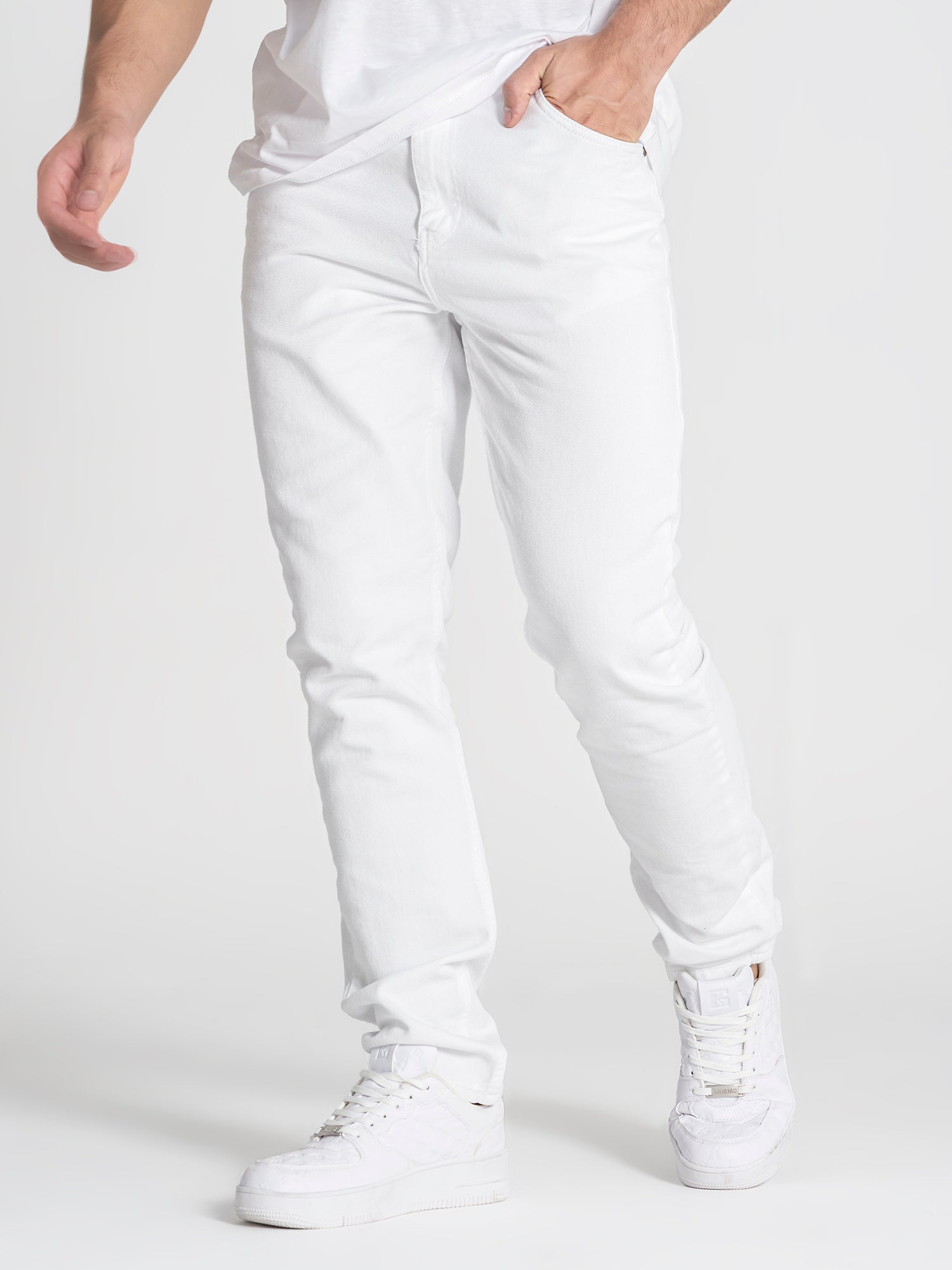 jeans / White Straight-Leg Jeans