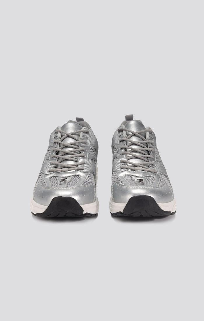 sneakers / Silver Runner Sneakers