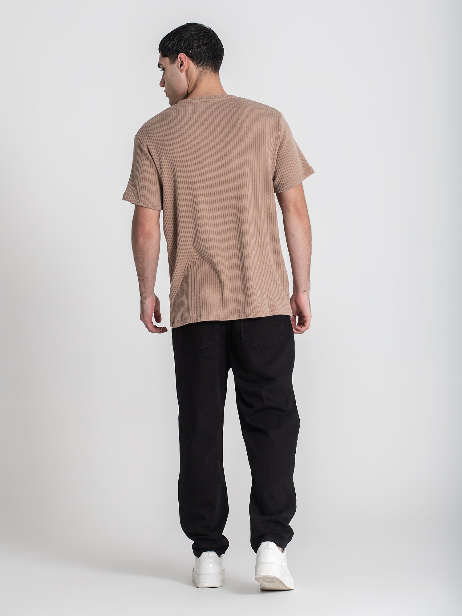 t-shirts / Camel Striped Tee