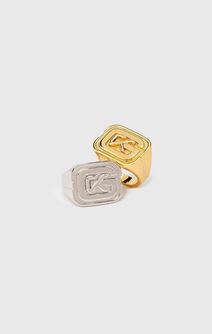 rings / Gold GK Ring