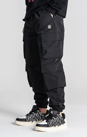 Black Santos Cargo Joggers