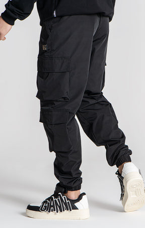 Black Santos Cargo Joggers