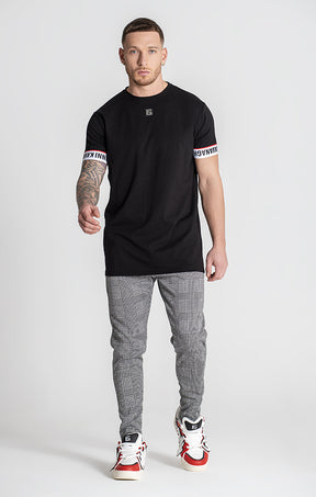 Black Track Tee