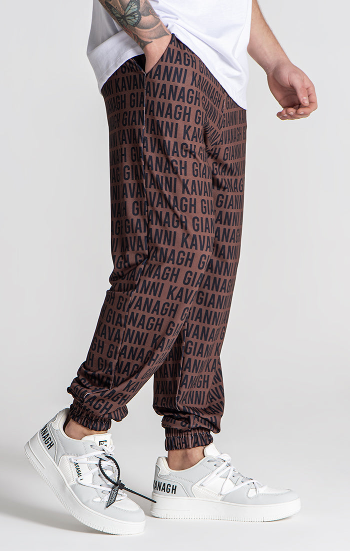 Brown Tag Joggers