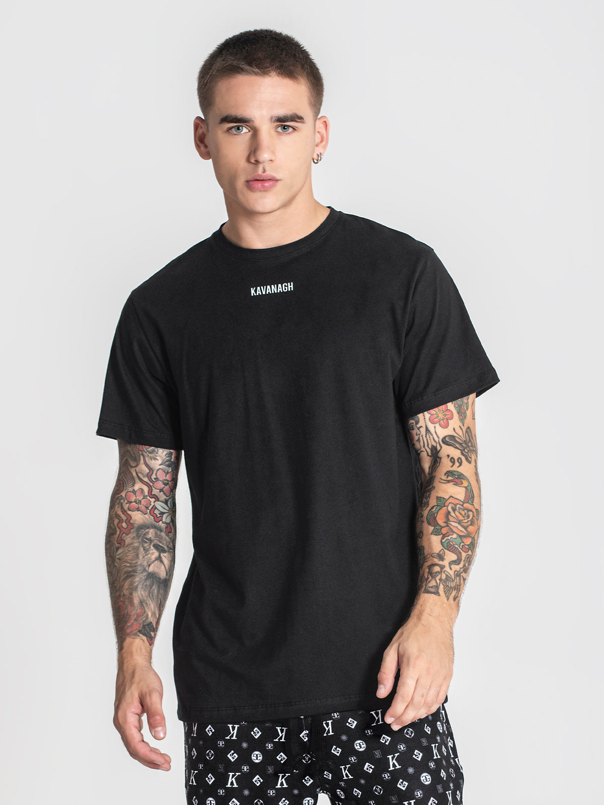 Black Raw Bear Tee