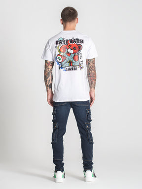 White Raw Bear Tee