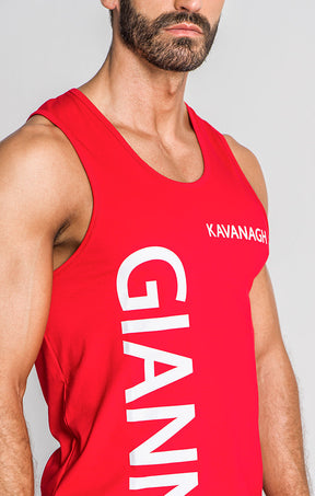 Red Dimension Tanktop