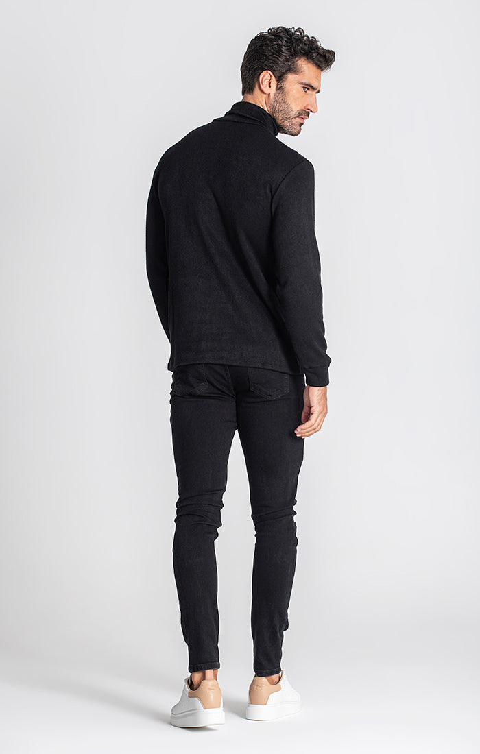 Black Smooth Turtleneck