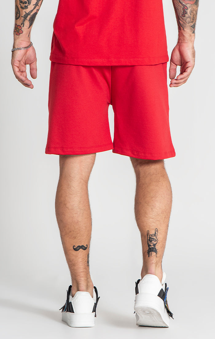 Red Futura Shorts