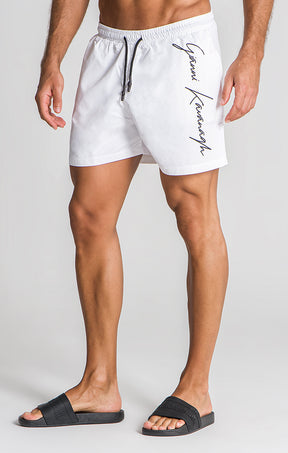 White L.A. Swimshorts