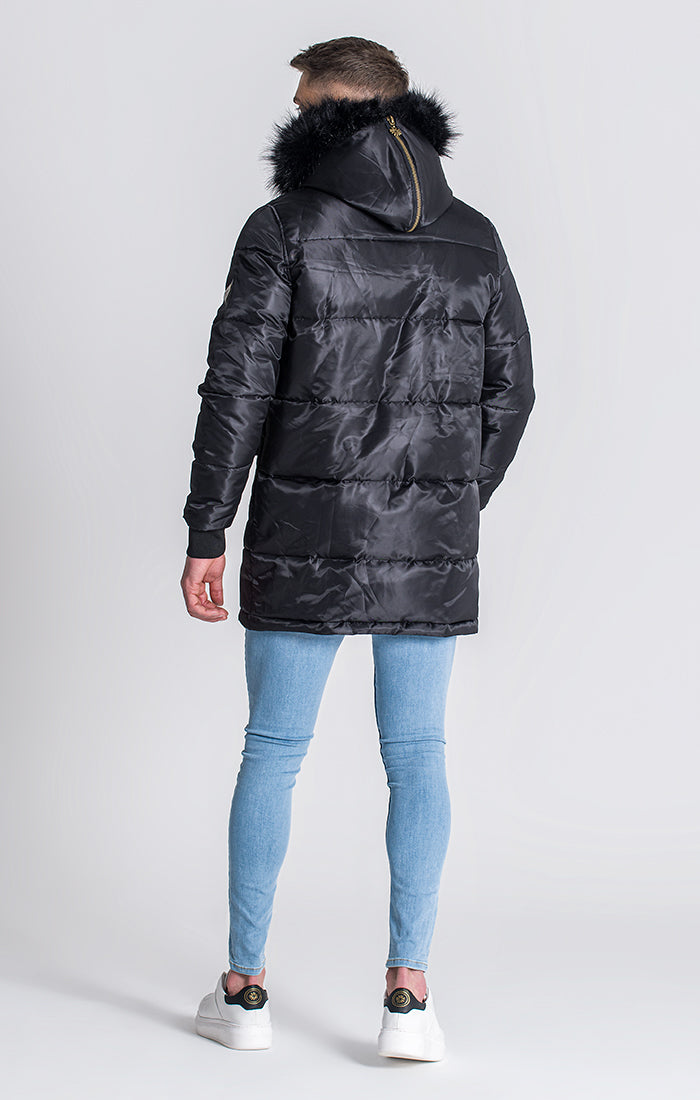 Black Courchevel Coat