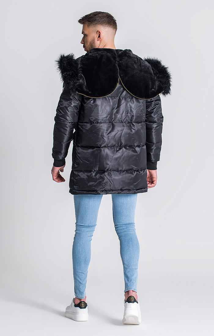 Black Courchevel Coat