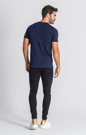 Navy Blue Essential Maxi Slim Tee